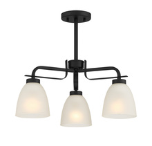 Minka-Lavery 4883-66A - 3 LIGHT SEMI FLUSH / CHANDELIER