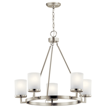 Kichler 44036NI - Daimlen™ 5 Light Chandelier Brushed Nickel