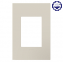 Legrand AWP1G3OM - adorne® Oatmeal One-Gang Screwless Wall Plate with Microban®