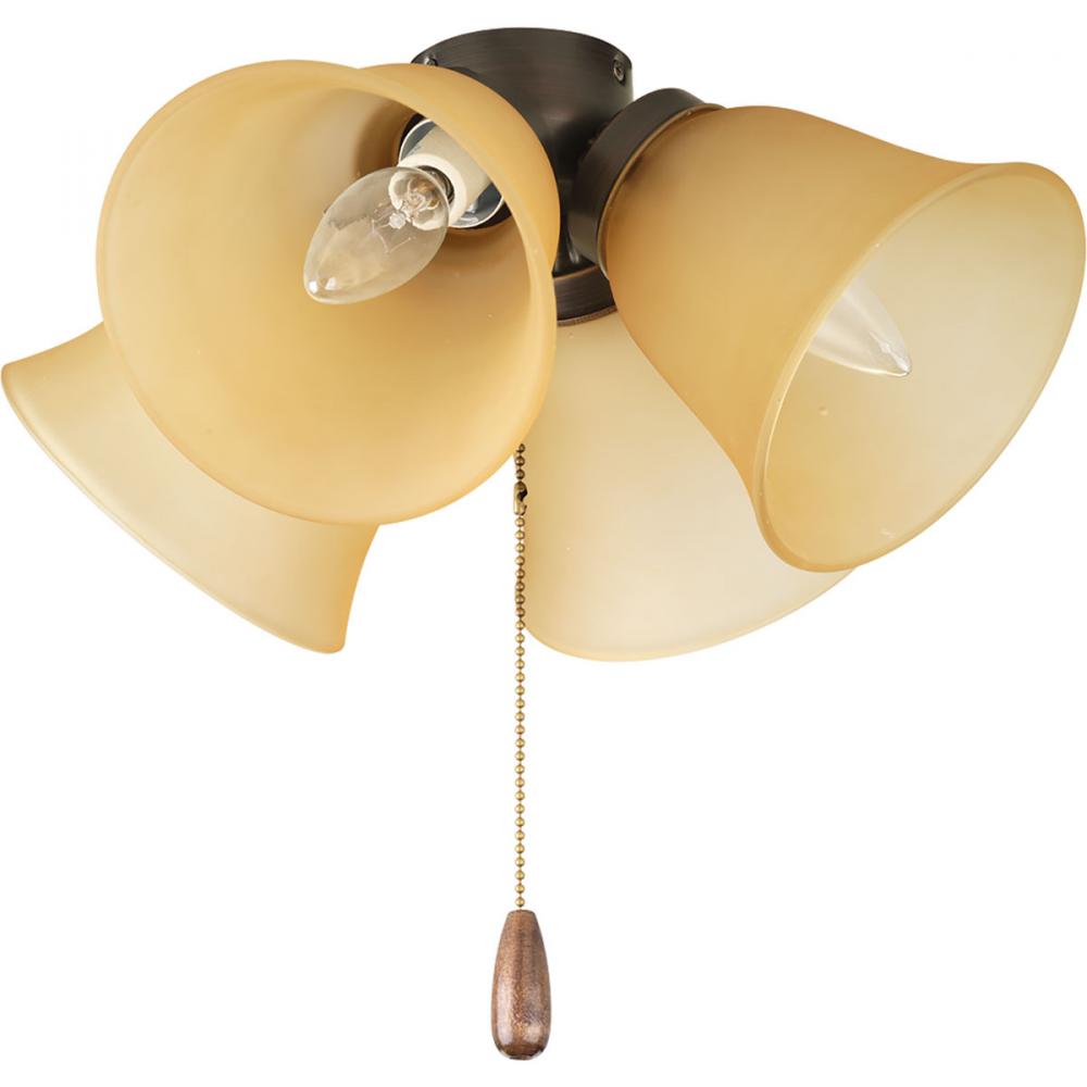 AirPro Collection Four-Light Ceiling Fan Light