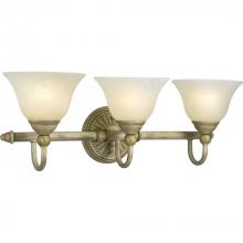 Progress P3206-42 - Three Light Seabrook Antique Alabaster Glass Vanity