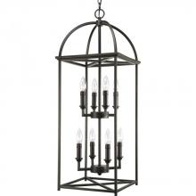 Progress P3888-20 - Piedmont Collection Eight-Light Foyer Lantern