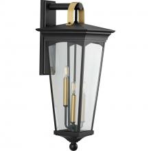 Progress P560184-031 - Chatsworth Collection Black Three-Light Large Wall Lantern