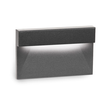 WAC US WL-LED140-AM-BK - LED Horizontal Ledge Step and Wall Light