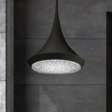 Schonbek 1870 S5518-18O - Verita 18in LED 3000K/3500K/4000K 120V-277V Pendant in Black with Clear Optic Crystal