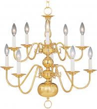 Maxim 7100PB - Brass Up Chandelier