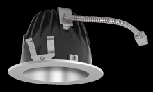 RAB Lighting NDLED4RD-80YN-S-S - RECESSED DOWNLIGHTS 12 LUMENS NDLED4RD 4 INCH ROUND UNIVERSAL DIMMING 80 DEGREE BEAM SPREAD 3500K