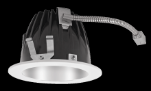 RAB Lighting NDLED4RD-80YN-M-W - RECESSED DOWNLIGHTS 12 LUMENS NDLED4RD 4 INCH ROUND UNIVERSAL DIMMING 80 DEGREE BEAM SPREAD 3500K