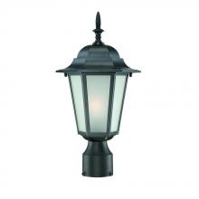 Acclaim Lighting 6117BK/FR - Camelot Collection Post-Mount 1-Light Outdoor Matte Black Light Fixture