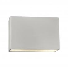 Justice Design Group CER-5658W-BIS - Really Big ADA Rectangle (Outdoor) Wall Sconce - Closed Top