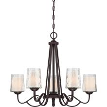 Quoizel ADS5005DC - Five Light Dark Cherry Chandelier