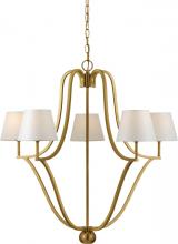 Quoizel LSE5005GY - Five Light Gold Up Chandelier