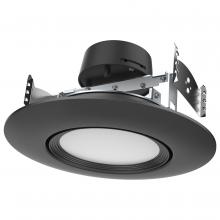 Satco Products Inc. S11857 - 10.5 Watt; LED Retrofit Downlight; Gimbaled; 120 Volt; CCT Selectable; Black Finish