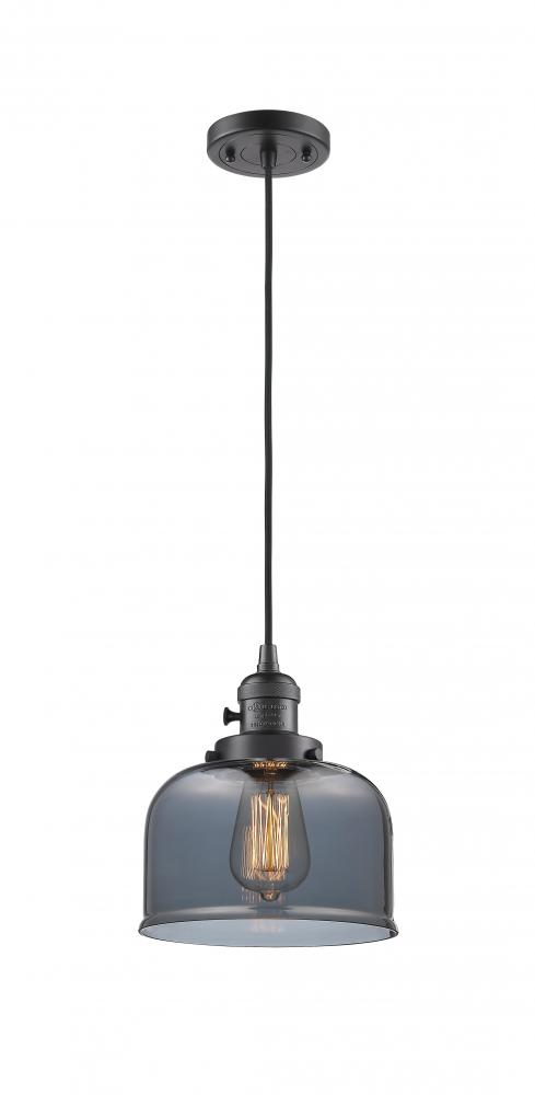 Bell - 1 Light - 8 inch - Oil Rubbed Bronze - Cord hung - Mini Pendant