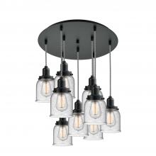 Innovations Lighting 119BK-10BW-0H-BK-G54 - Whitney - 9 Light - 18 inch - Matte Black - Cord hung - Multi Pendant