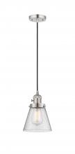 Innovations Lighting 201CSW-PN-G64-LED - Cone - 1 Light - 6 inch - Polished Nickel - Cord hung - Mini Pendant