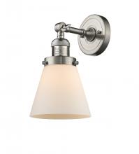 Innovations Lighting 203-SN-G61-LED - Cone - 1 Light - 6 inch - Brushed Satin Nickel - Sconce