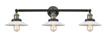  205-BAB-G1-LED - Halophane - 3 Light - 33 inch - Black Antique Brass - Bath Vanity Light