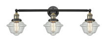 Innovations Lighting 205-BAB-G534-LED - Oxford - 3 Light - 34 inch - Black Antique Brass - Bath Vanity Light