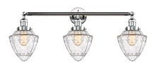 Innovations Lighting 205-PC-G664-7-LED - Bullet - 3 Light - 34 inch - Polished Chrome - Bath Vanity Light