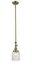 Innovations Lighting 206-AB-G302-LED - Colton - 1 Light - 6 inch - Antique Brass - Stem Hung - Mini Pendant