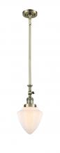 Innovations Lighting 206-AB-G661-7-LED - Bullet - 1 Light - 7 inch - Antique Brass - Stem Hung - Mini Pendant