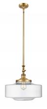 Innovations Lighting 206-BB-G692-16-LED - Bridgeton - 1 Light - 16 inch - Brushed Brass - Stem Hung - Mini Pendant