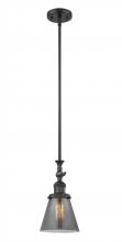 Innovations Lighting 206-BK-G63 - Cone - 1 Light - 6 inch - Matte Black - Stem Hung - Mini Pendant