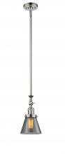 Innovations Lighting 206-PN-G63-LED - Cone - 1 Light - 6 inch - Polished Nickel - Stem Hung - Mini Pendant