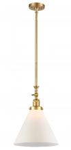 Innovations Lighting 206-SG-G41-L-LED - Cone - 1 Light - 12 inch - Satin Gold - Stem Hung - Mini Pendant