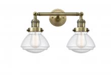 Innovations Lighting 208-AB-G324-LED - Olean - 2 Light - 17 inch - Antique Brass - Bath Vanity Light