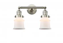 Innovations Lighting 208-SN-G181S - Canton - 2 Light - 17 inch - Brushed Satin Nickel - Bath Vanity Light