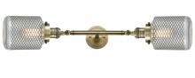 Innovations Lighting 208L-AB-G262-LED - Stanton - 2 Light - 6 inch - Antique Brass - Bath Vanity Light