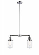 Innovations Lighting 209-PC-G314-LED - Dover - 2 Light - 21 inch - Polished Chrome - Stem Hung - Island Light