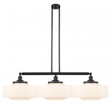 Innovations Lighting 213-BK-G691-16-LED - Bridgeton - 3 Light - 50 inch - Matte Black - Stem Hung - Island Light