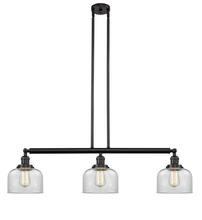 Innovations Lighting 213-OB-G72 - Bell - 3 Light - 41 inch - Oil Rubbed Bronze - Stem Hung - Island Light