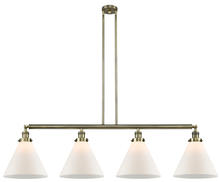 Innovations Lighting 214-AB-G41-L-LED - Cone - 4 Light - 56 inch - Antique Brass - Stem Hung - Island Light