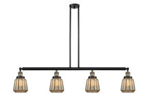 Innovations Lighting 214-BAB-G146-LED - Chatham - 4 Light - 51 inch - Black Antique Brass - Stem Hung - Island Light