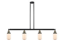 Innovations Lighting 214-BAB-G311-LED - Dover - 4 Light - 49 inch - Black Antique Brass - Stem Hung - Island Light