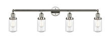 Innovations Lighting 215-PN-G314-LED - Dover - 4 Light - 43 inch - Polished Nickel - Bath Vanity Light