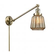 Innovations Lighting 237-AB-G146-LED - Chatham - 1 Light - 8 inch - Antique Brass - Swing Arm