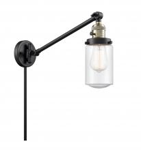 Innovations Lighting 237-BAB-G314-LED - Dover - 1 Light - 5 inch - Black Antique Brass - Swing Arm