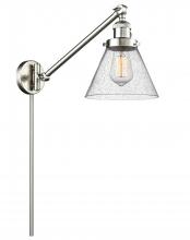 Innovations Lighting 237-SN-G44-LED - Cone - 1 Light - 8 inch - Brushed Satin Nickel - Swing Arm