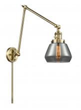 Innovations Lighting 238-AB-G173 - Fulton - 1 Light - 8 inch - Antique Brass - Swing Arm