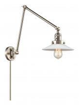  238-SN-G1 - Halophane - 1 Light - 9 inch - Brushed Satin Nickel - Swing Arm