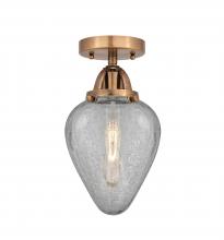 Innovations Lighting 288-1C-AC-G165-LED - Geneseo - 1 Light - 7 inch - Antique Copper - Semi-Flush Mount