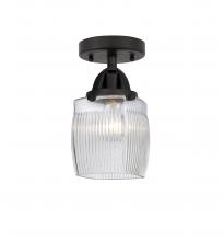 Innovations Lighting 288-1C-BK-G302-LED - Colton - 1 Light - 6 inch - Matte Black - Semi-Flush Mount