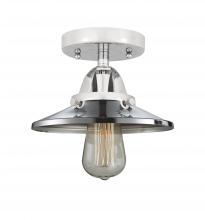 Innovations Lighting 288-1C-PC-M7-PC-LED - Railroad - 1 Light - 8 inch - Polished Chrome - Semi-Flush Mount