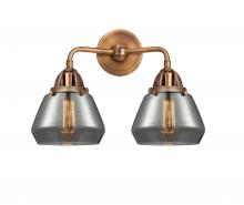 Innovations Lighting 288-2W-AC-G173-LED - Fulton - 2 Light - 15 inch - Antique Copper - Bath Vanity Light