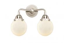  288-2W-PN-G201-6 - Beacon - 2 Light - 14 inch - Polished Nickel - Bath Vanity Light